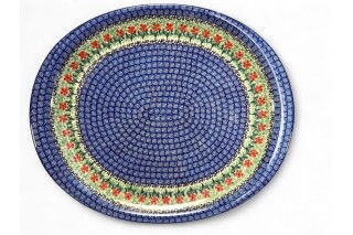 B45 Bunzlau Ovale Serveerschaal 1916X Diversen